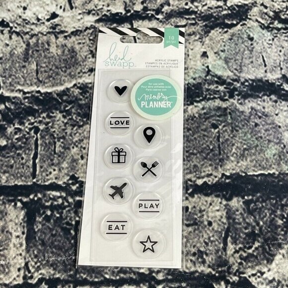 HEIDI SWAPP Hello Beautiful Acrylic Stamps 369964 - Picture 1 of 6